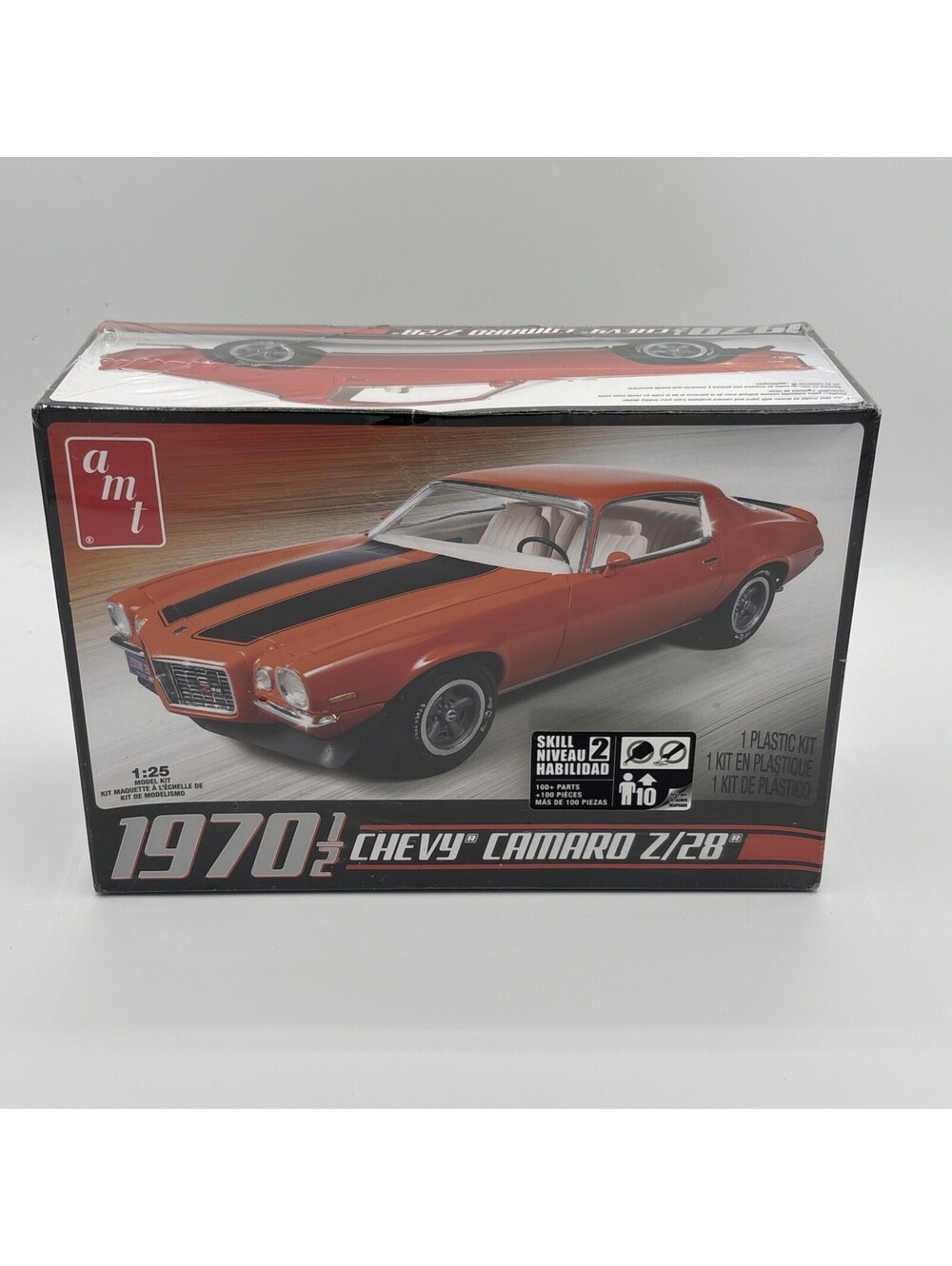 AMT 1970 1/2 Chevy Chevrolet Camaro Z28 1:25 Scale Plastic Model Car Kit